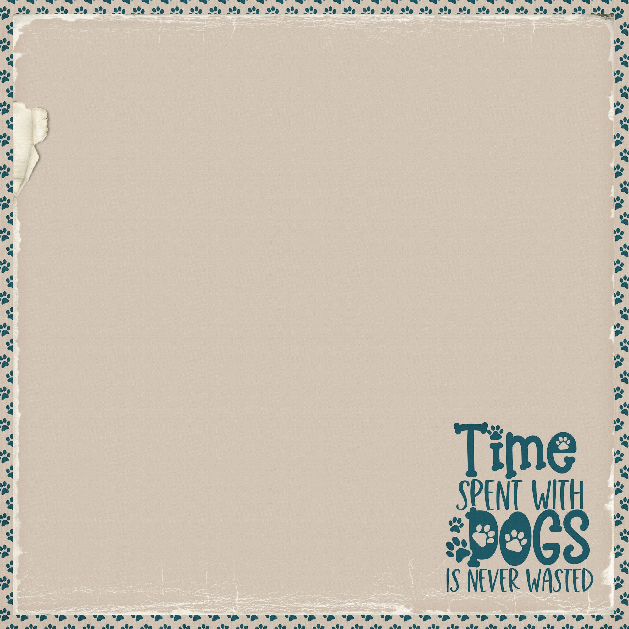 Dog Mom Collection Best Friend 12 x 12 Double-Sided Scrapbook Paper by SSC Designs