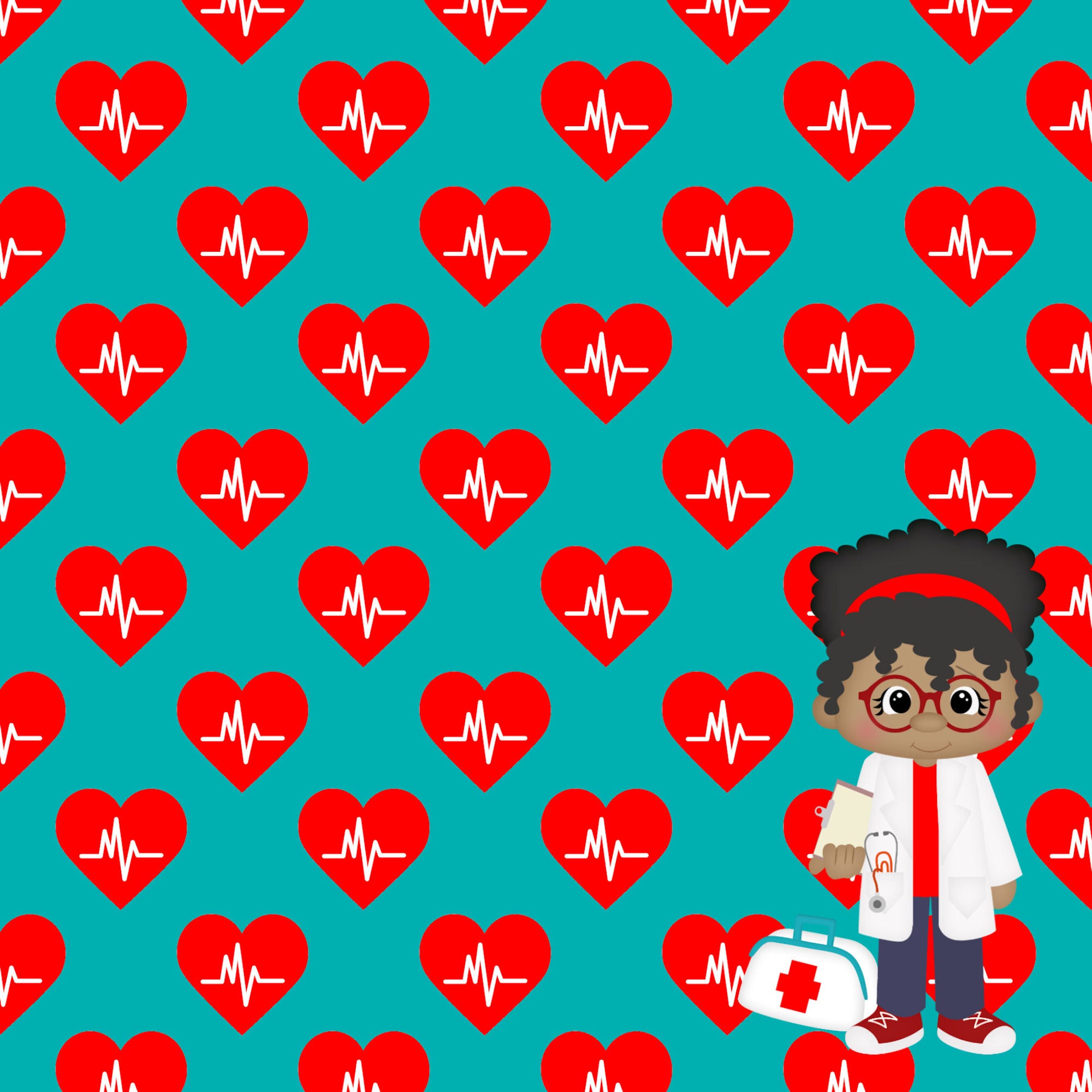 Doctor's Orders Collection On Call 12 x 12 Double-Sided Scrapbook Paper by SSC Designs