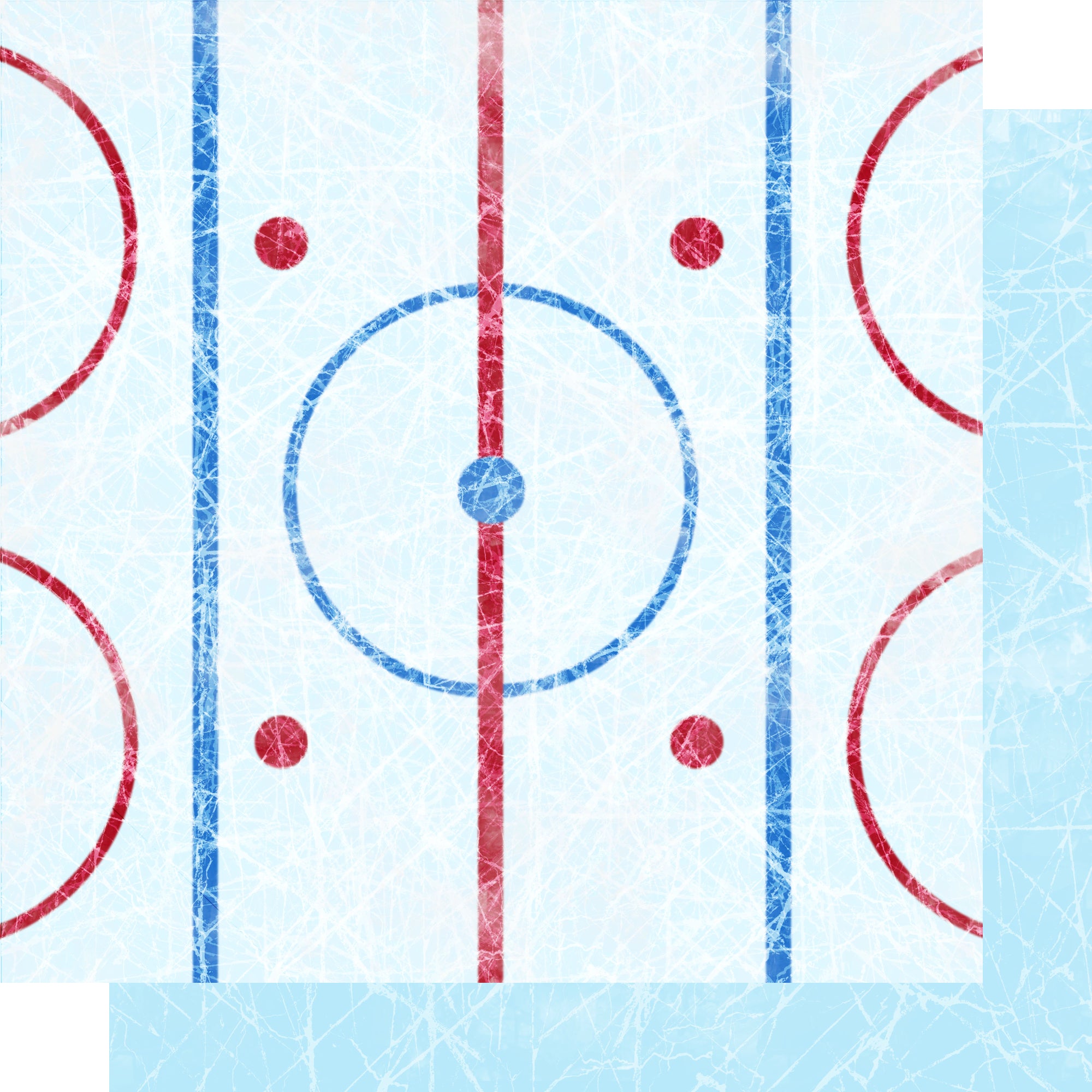 Drop The Puck 12 x 12 Scrapbook Paper & Embellishment Kit by SSC Designs