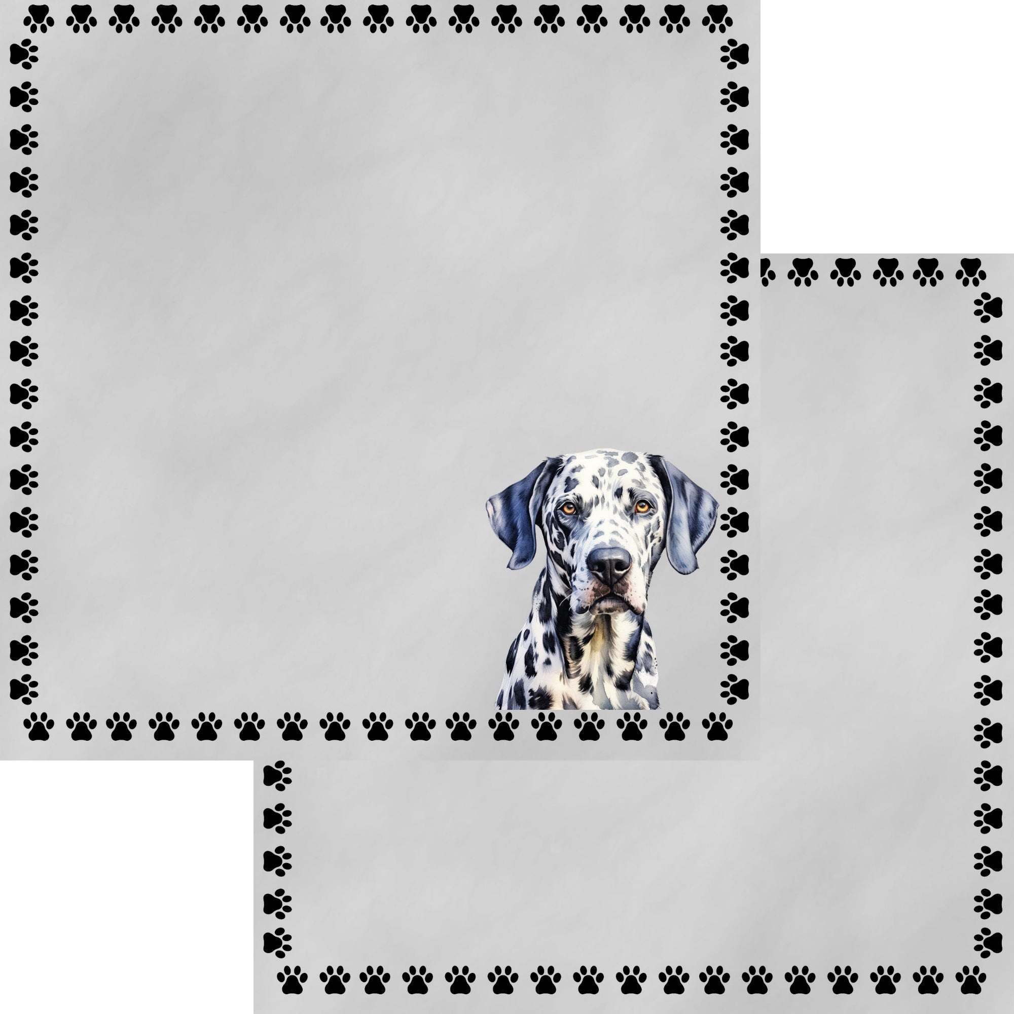 Dog Breeds Collection Dalmatian 12 x 12 Double-Sided Scrapbook Paper by SSC Designs