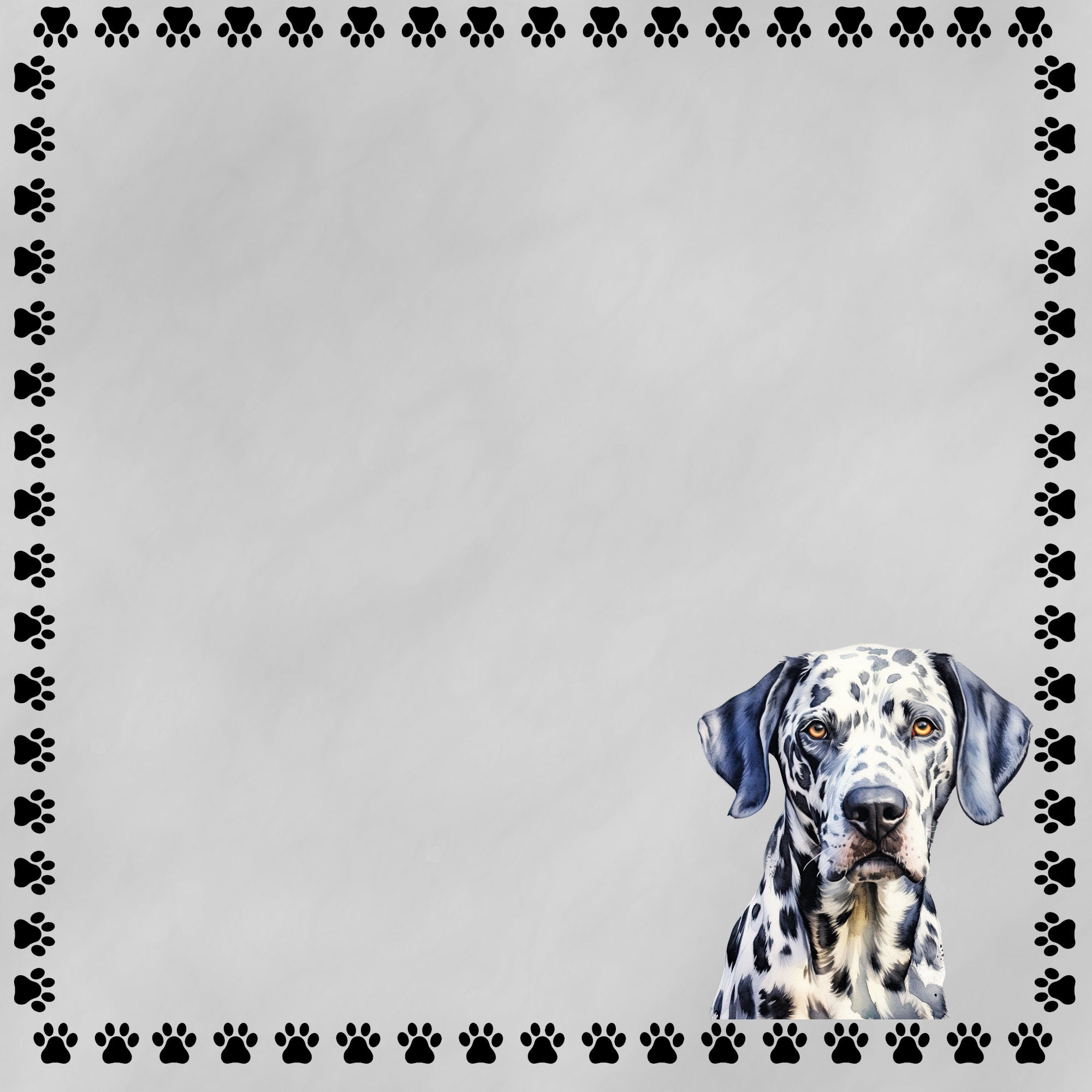 Dog Breeds Collection Dalmatian 12 x 12 Double-Sided Scrapbook Paper by SSC Designs