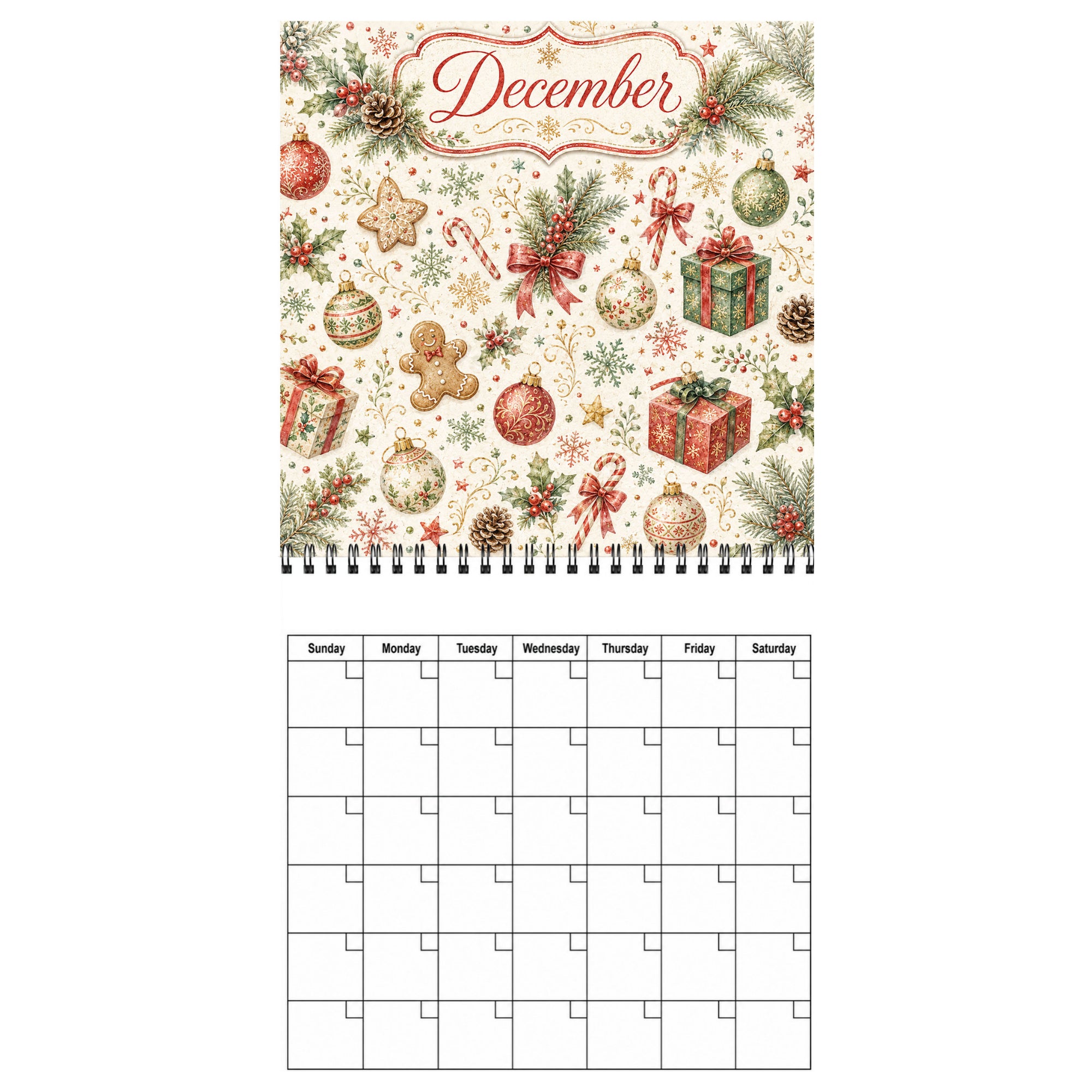 Craft Your Year Calendar Series 12-Month 12 x 12 Undated Calendar by SSC Designs