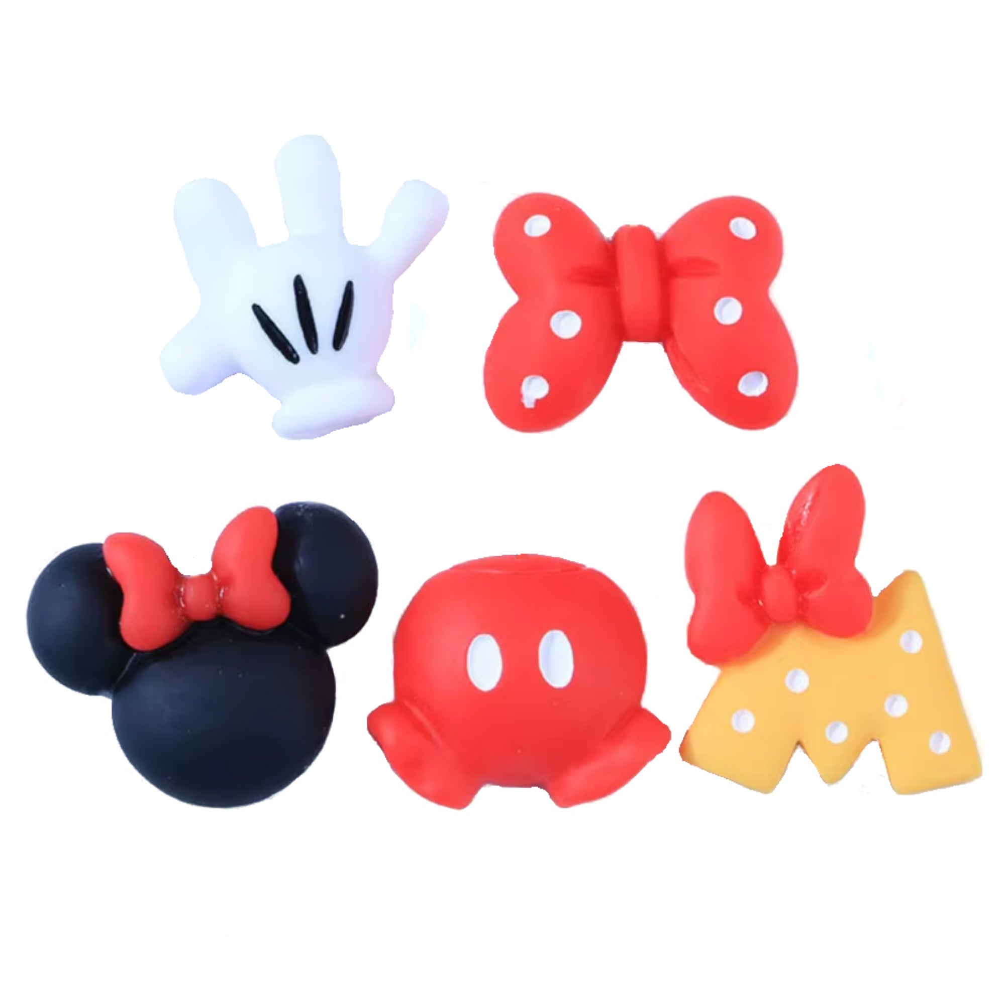 Disneyana Collection Mouse Parts Scrapbook Buttons by SSC Designs - Pkg. of 5