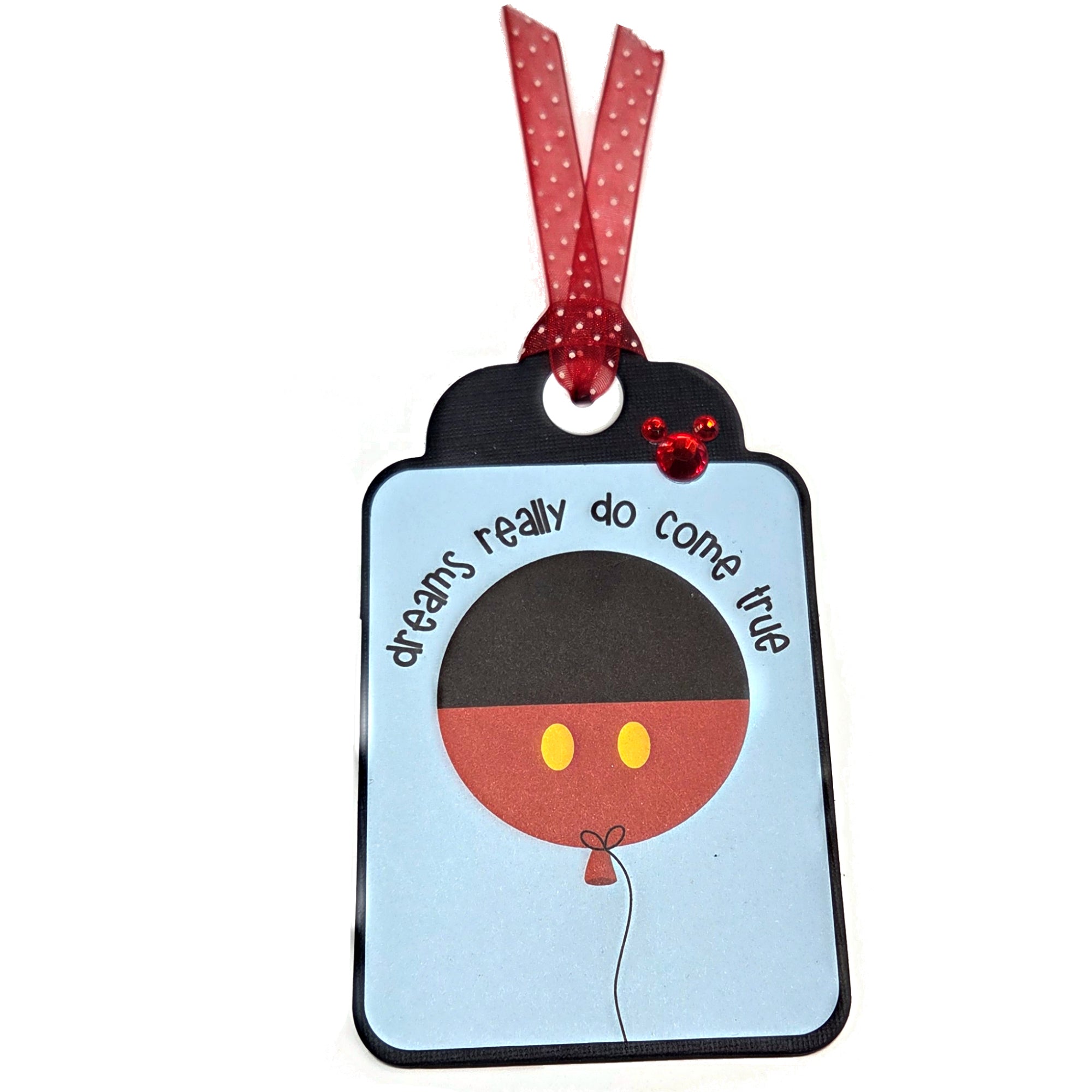 Disneyana Collection Dreams Really Do Come True 3 x 5 Coordinating Scrapbook Tag Embellishment by SSC Designs