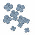 Petal Party Collection Dusty Blue 1", 1.75" Hydrangea Flowers - Pkg. of 20