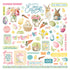 Easter Sunday Collection 12 x 12 Scrapbook Sticker Sheet by Photo Play Paper