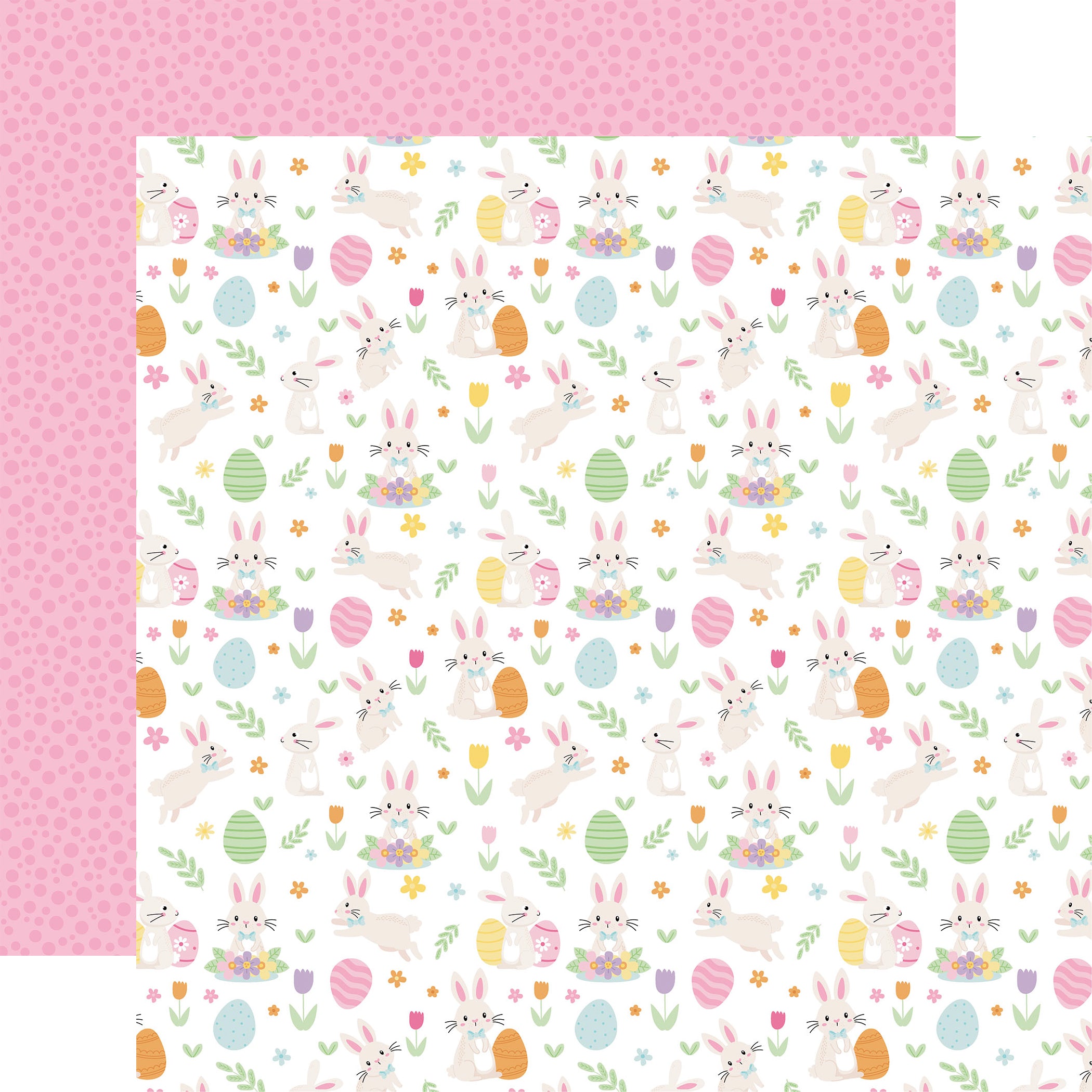 Easter Basket Scrapbook Paper & Sticker Collection Kit by Echo Park Paper - 13 Pieces