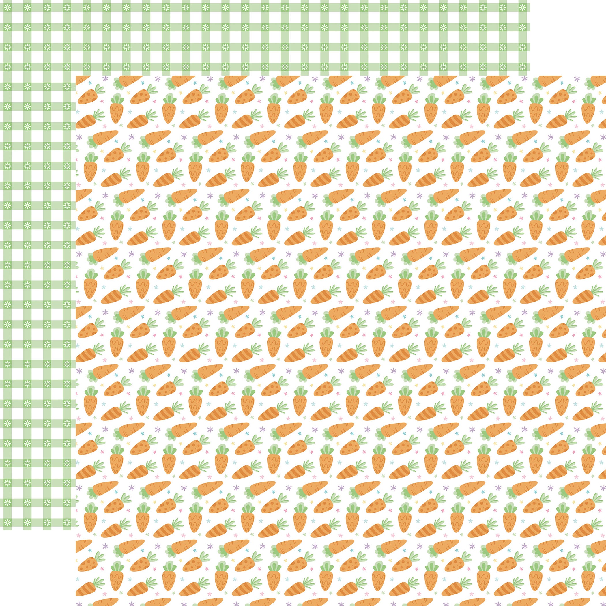 Easter Basket Scrapbook Paper & Sticker Collection Kit by Echo Park Paper - 13 Pieces