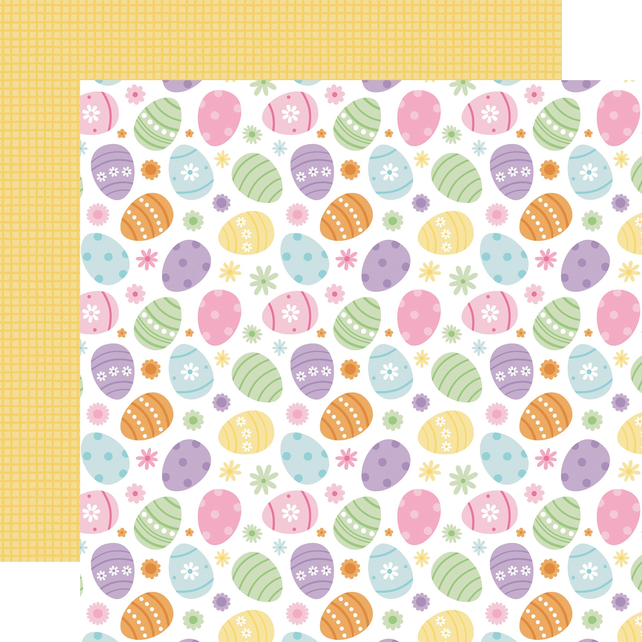 Easter Basket Scrapbook Paper & Sticker Collection Kit by Echo Park Paper - 13 Pieces