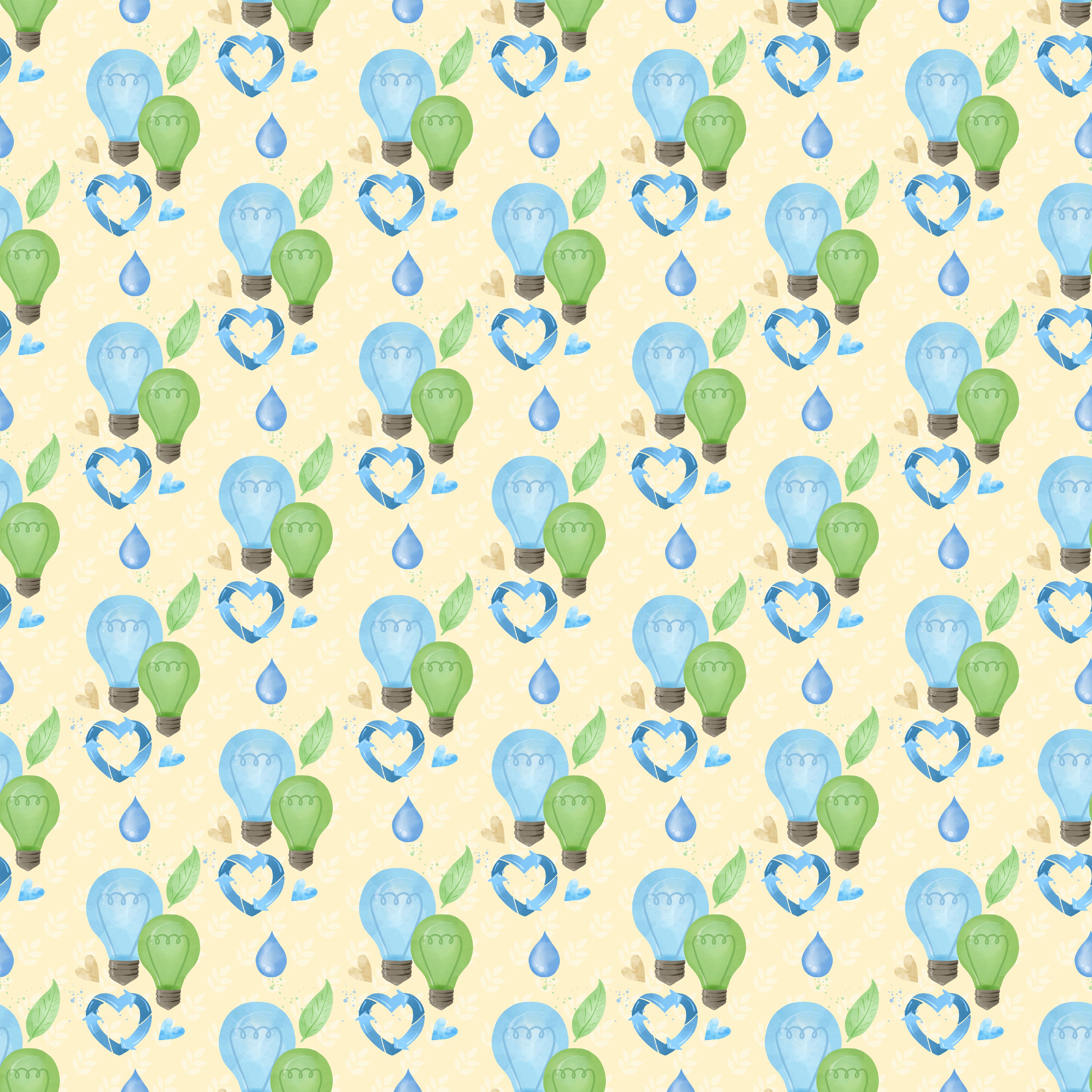 Earth Day Collection Earth Day Love 12 x 12 Double-Sided Scrapbook Paper by SSC Designs