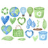 Earth Day Collection Laser Cut Ephemera Embellishments by SSC Designs