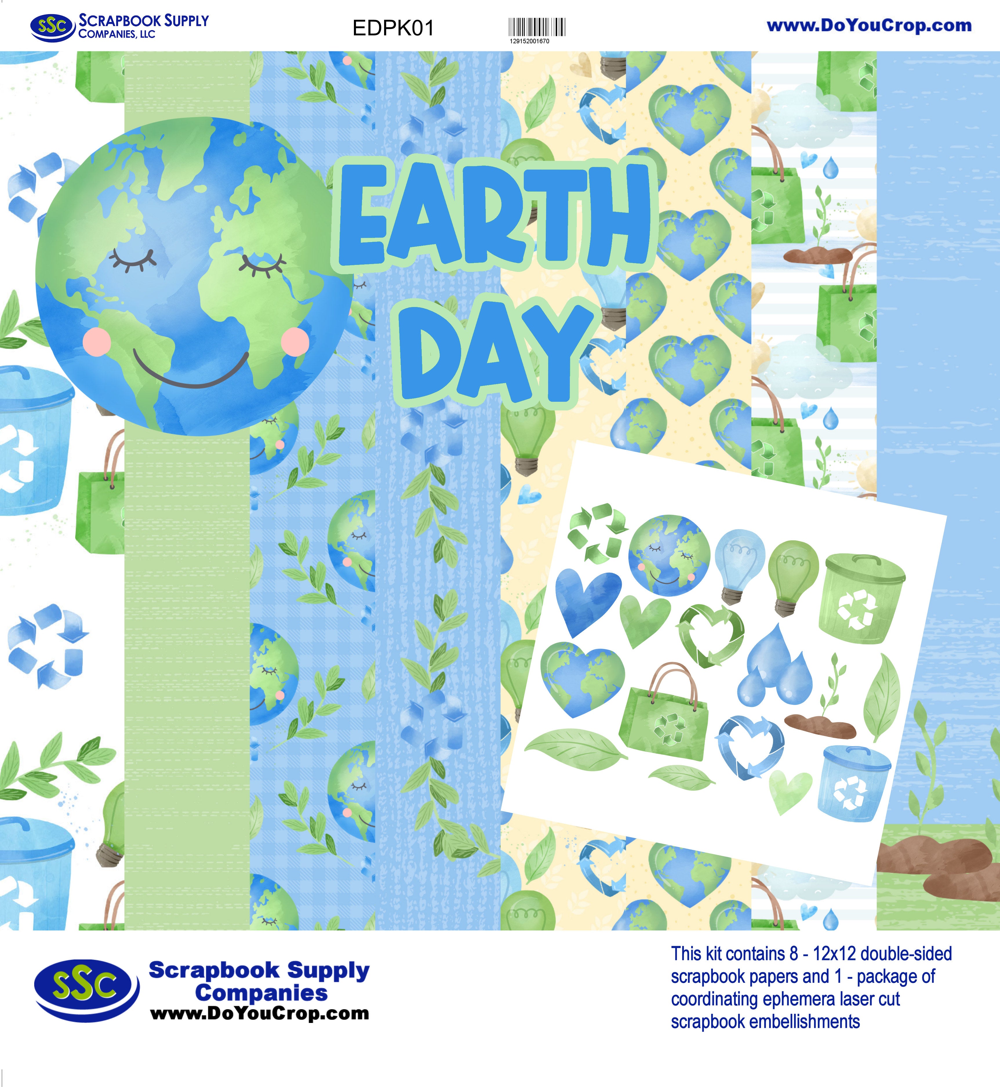 Earth Day 12 x 12 Scrapbook Collection Kit by SSC Designs