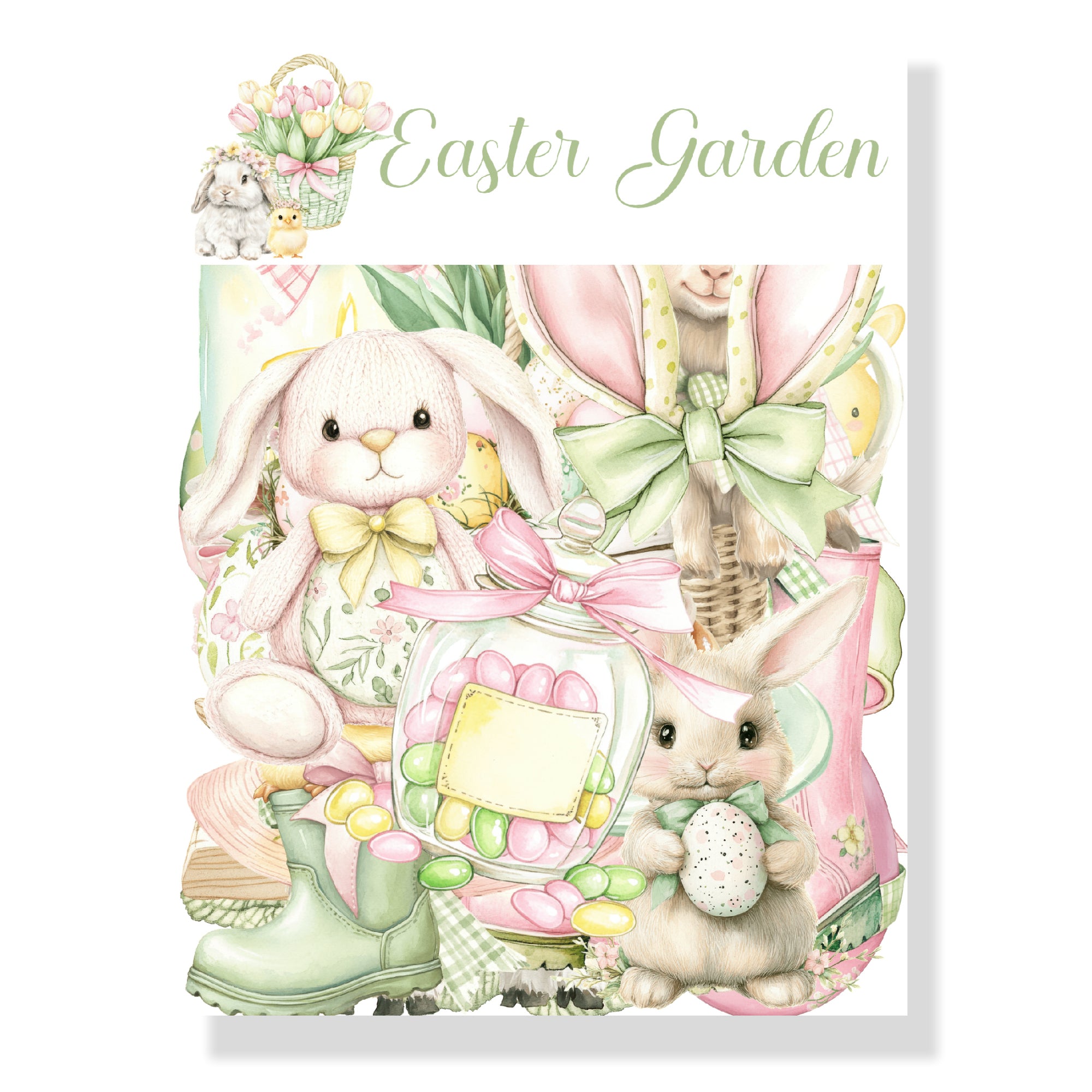 Easter Garden 12 x 12 Scrapbook Paper & Embellishment Kit by SSC Designs
