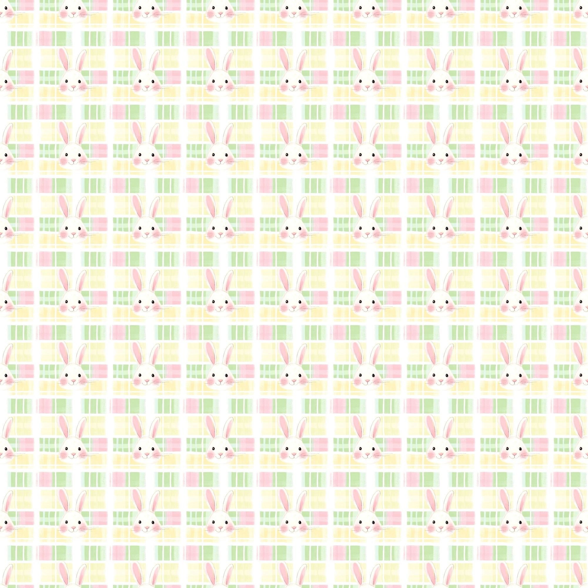 Easter Garden Collection Bunny Trails 12 x 12 Double-Sided Scrapbook Paper by SSC Designs