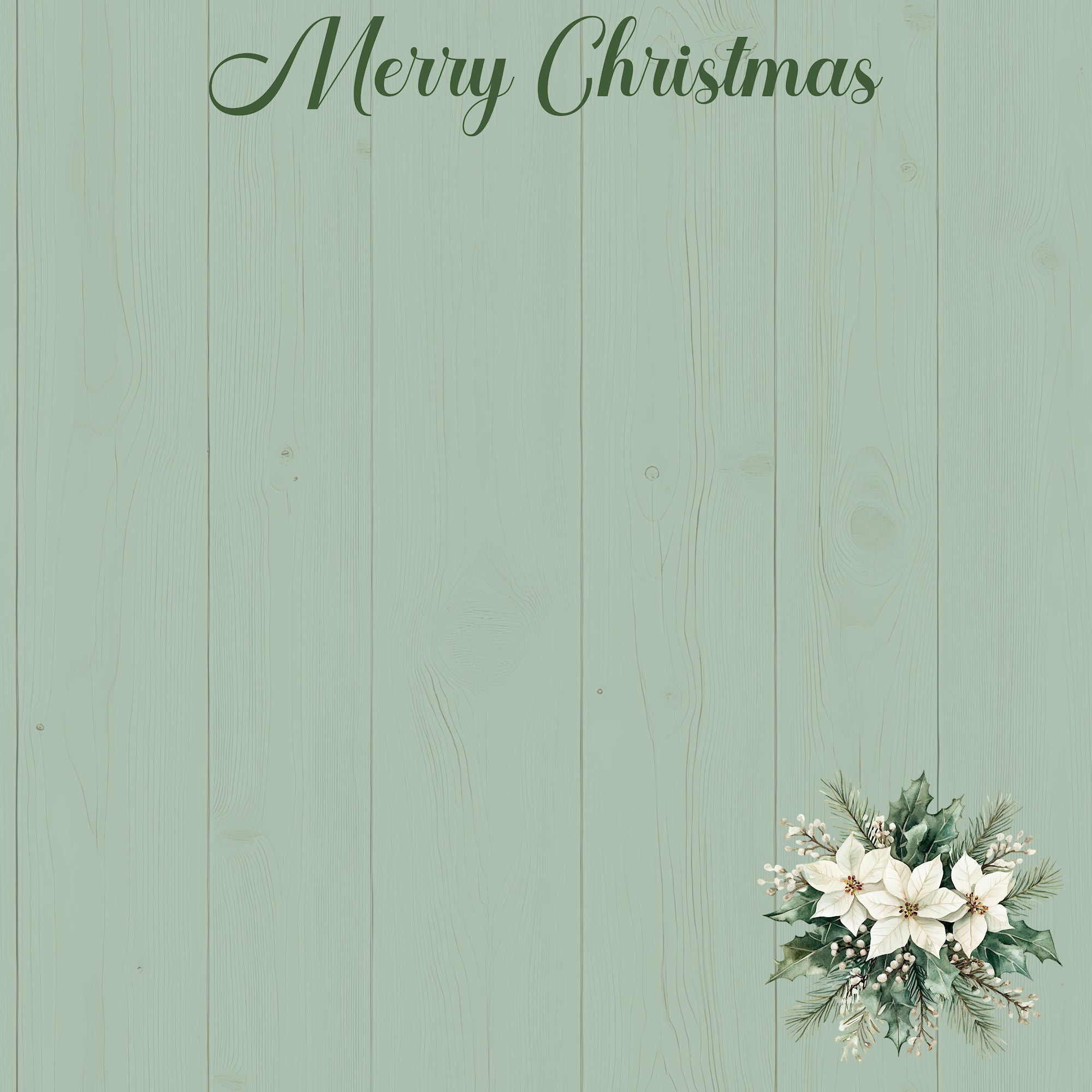 Evergreen Christmas Collection Evergreen Memories 12 x 12 Double-Sided Scrapbook Paper by SSC Designs