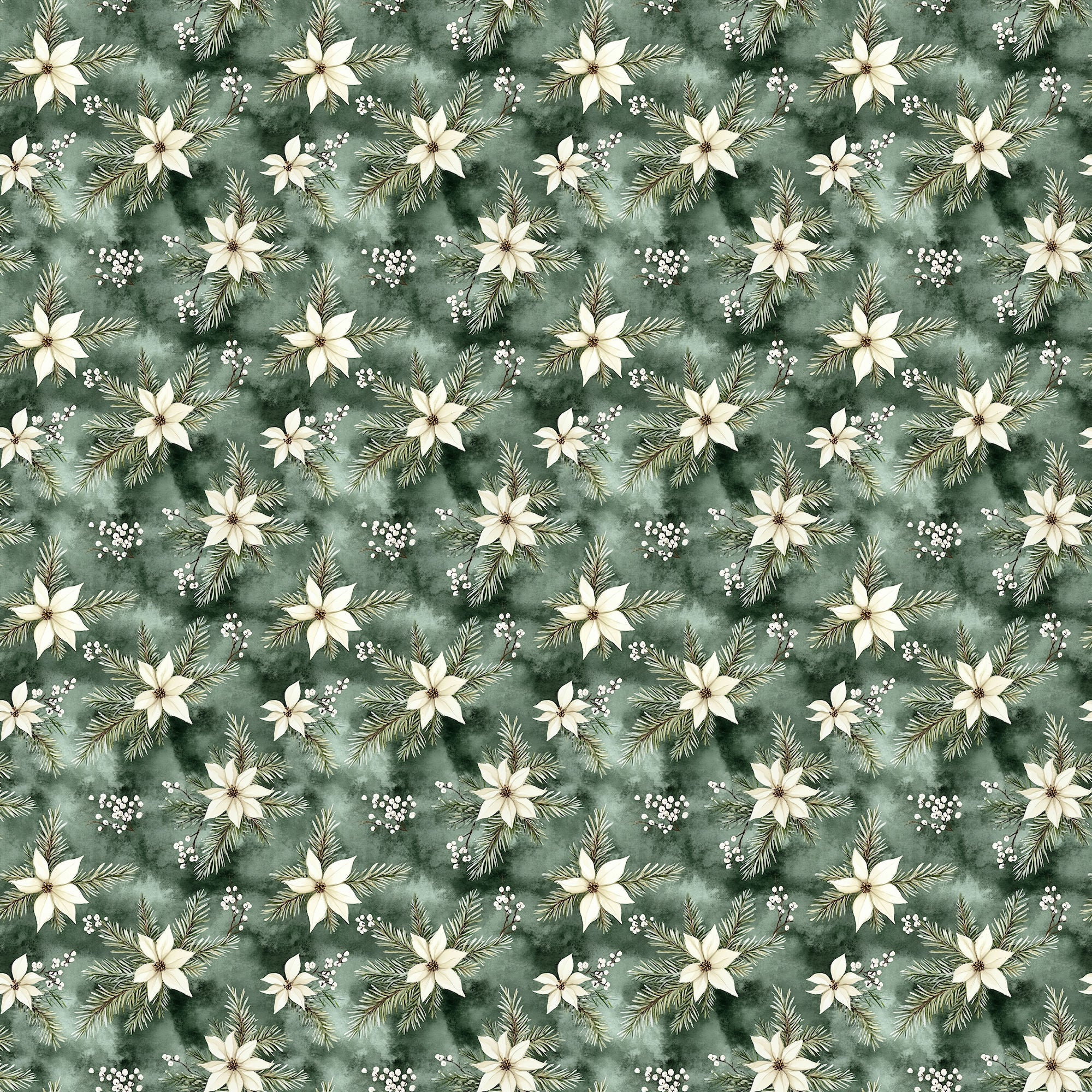 Evergreen Christmas Collection Evergreen Memories 12 x 12 Double-Sided Scrapbook Paper by SSC Designs
