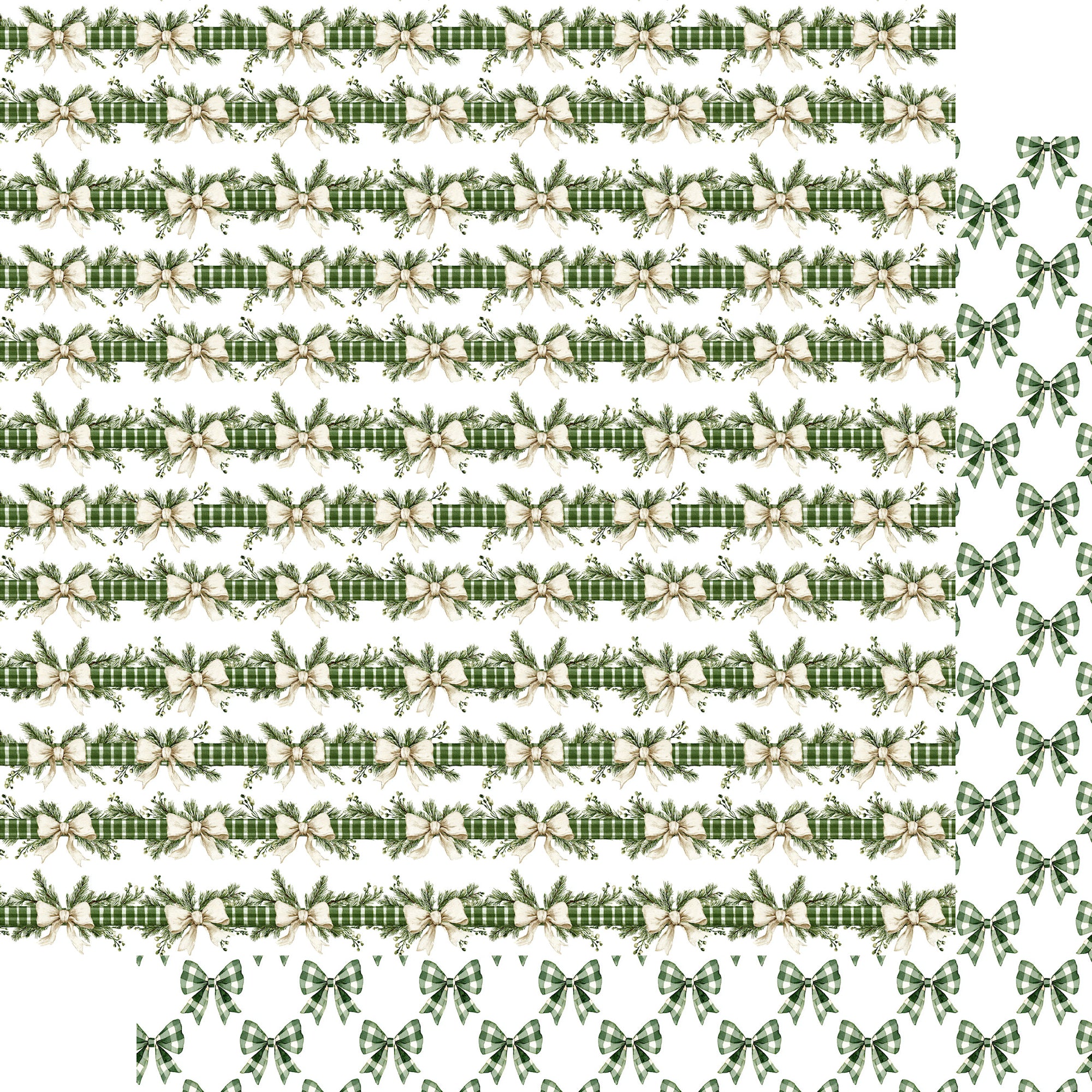 Evergreen Christmas 12 x 12 Scrapbook Paper & Embellishment Kit by SSC Designs