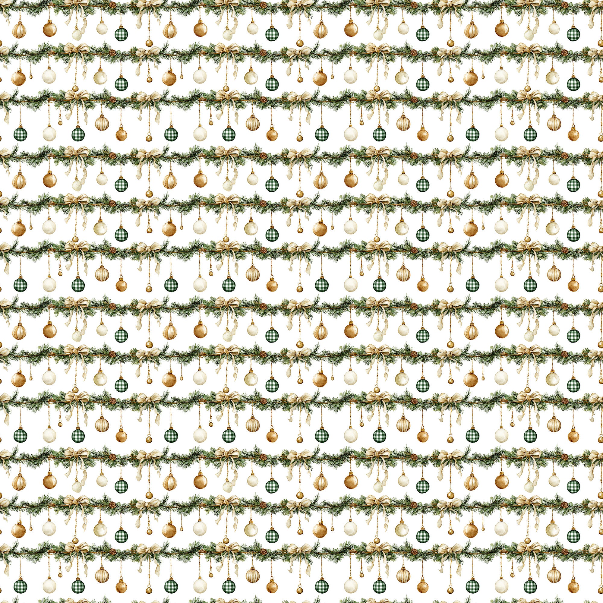 Evergreen Christmas Collection Wrapped In Wonder 12 x 12 Double-Sided Scrapbook Paper by SSC Designs