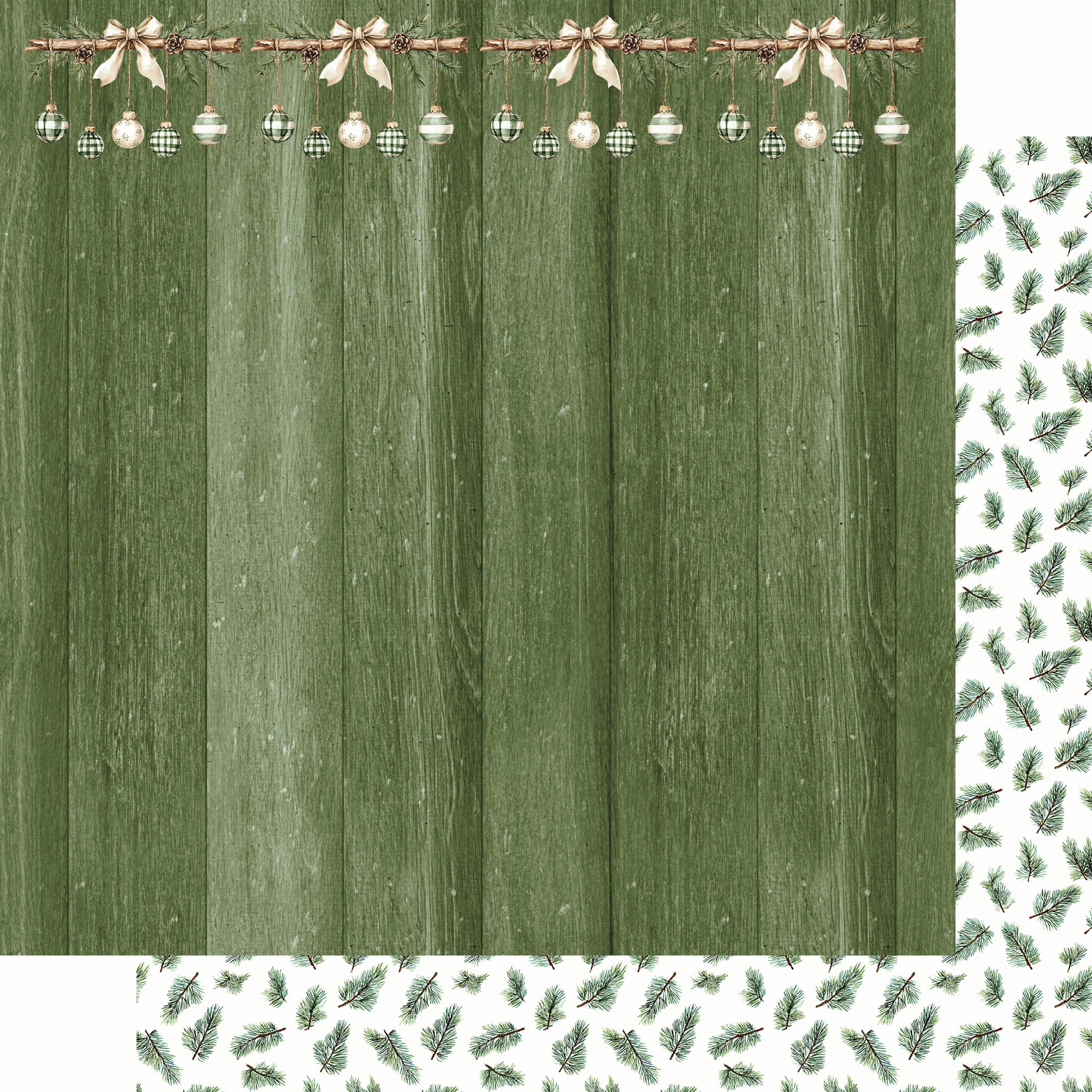 Evergreen Christmas 12 x 12 Scrapbook Paper & Embellishment Kit by SSC Designs
