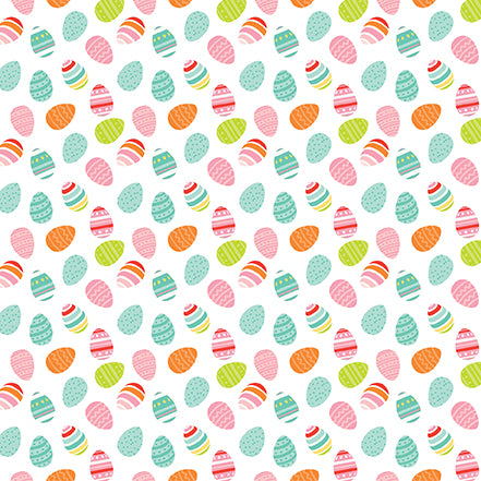 Easter Wishes Collection Egg Hunt 12 x 12 Double-Sided Scrapbook Paper by Echo Park Paper