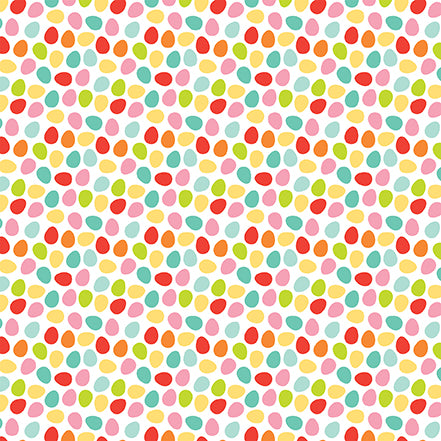 Easter Wishes Collection Baskets of Fun 12 x 12 Double-Sided Scrapbook Paper by Echo Park Paper