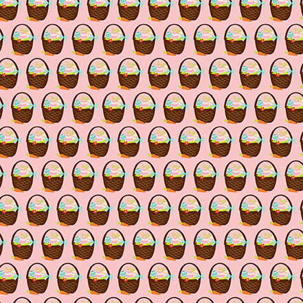 Easter Wishes Collection Hello Easter 12 x 12 Double-Sided Scrapbook Paper by Echo Park Paper