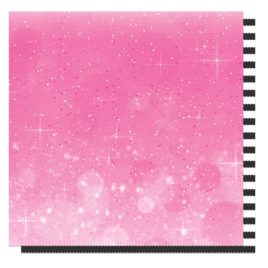 Fashion Dreams Collection Sparkle 12 x 12 Double-Sided Scrapbook Paper by Photo Play Paper