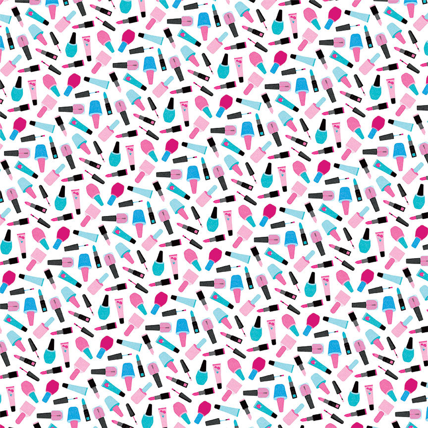 Fashion Dreams Collection Lip Gloss 12 x 12 Double-Sided Scrapbook Paper by Photo Play Paper