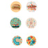 Fun at the Fair Collection Button Bubbles 1" Self-Adhesive Scrapbook Embellishments by MH Flair & More