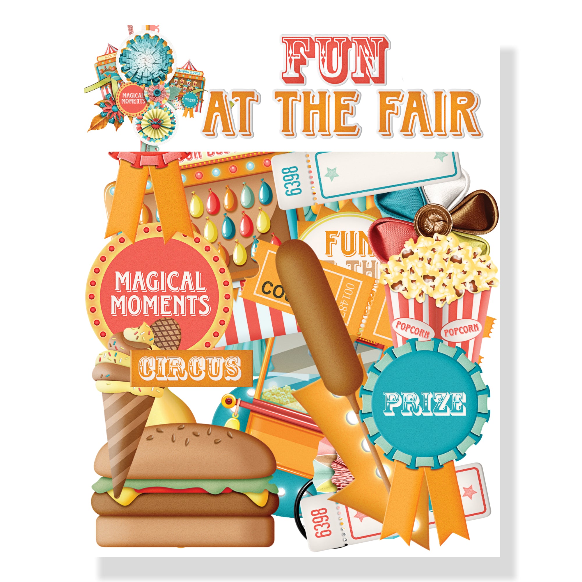 Fun At The Fair Collection Laser Cut Scrapbook Ephemera Embellishments by SSC Designs