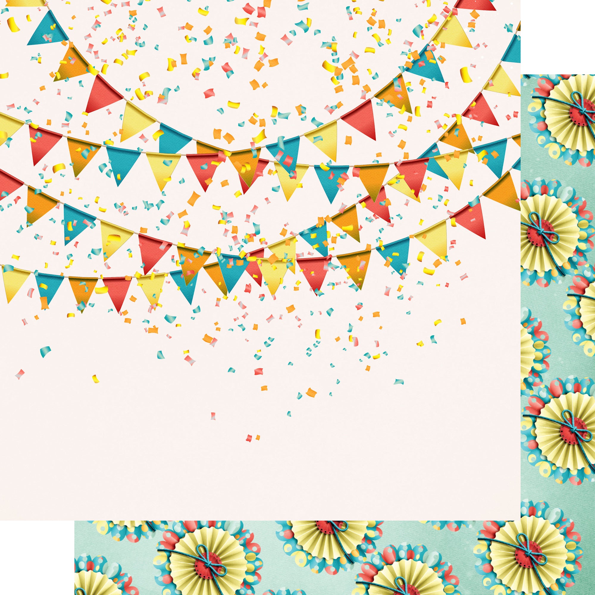 Fun At The Fair Collection Fireworks Finale 12 x 12 Double-Sided Scrapbook Paper by SSC Designs