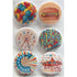 Fun at the Fair Collection Button Bubbles 1" Self-Adhesive Scrapbook Embellishments by MH Flair & More