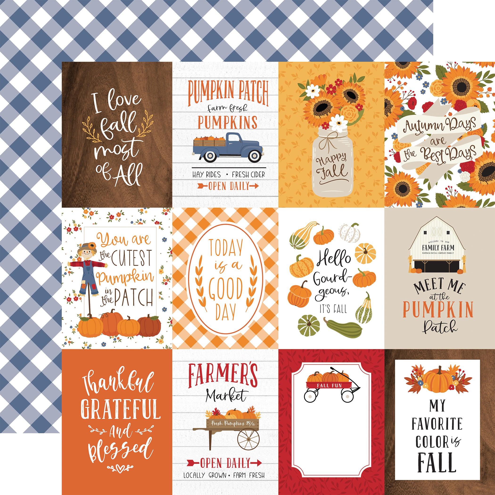 Fall Collection 12 x 12 Double-Sided Scrapbook Collection Kit by Echo Park Paper