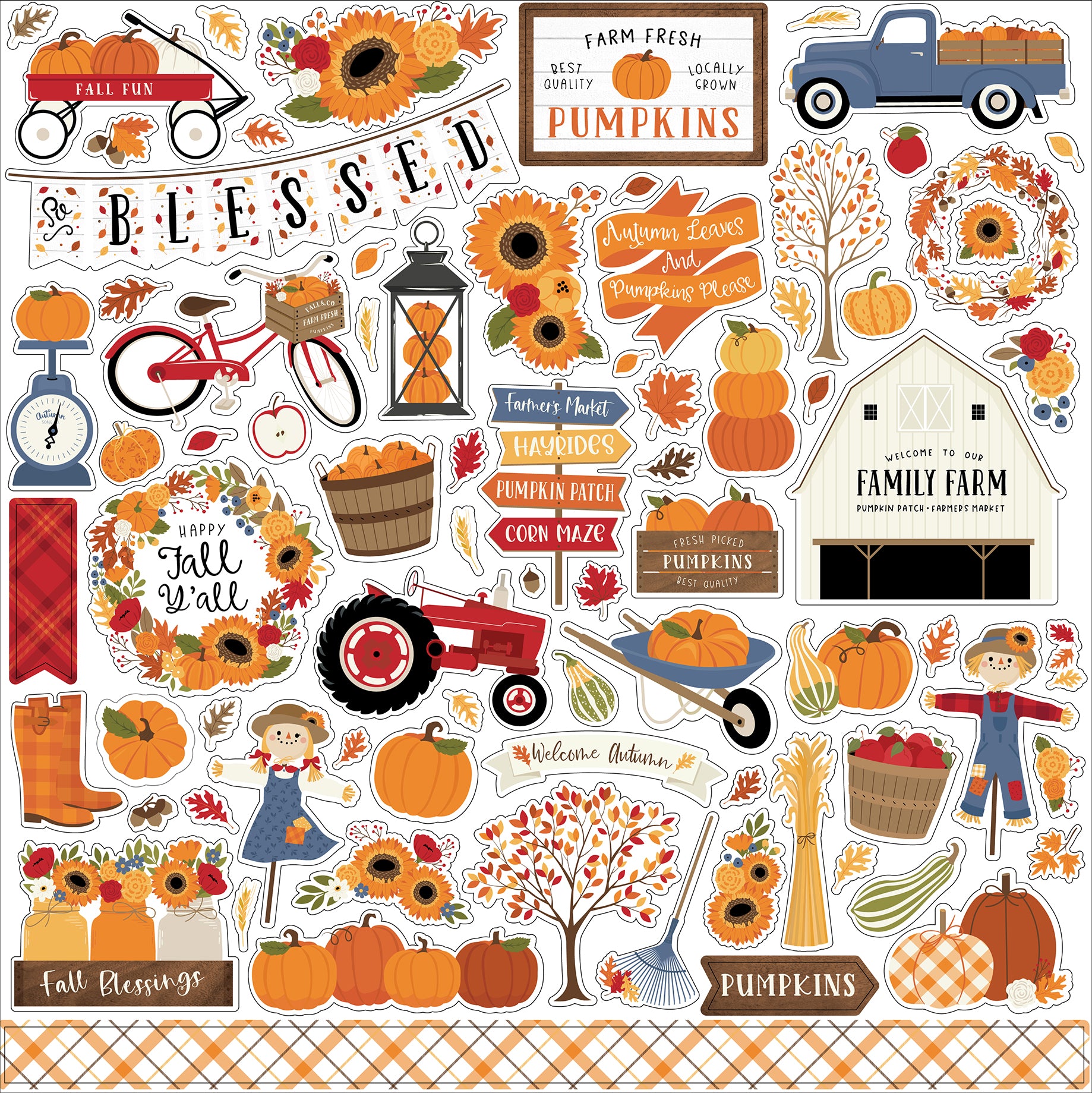 Fall Collection 12 x 12 Double-Sided Scrapbook Collection Kit by Echo Park Paper