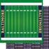 Football Season Collection Baltimore On The Field 12 x 12 Double-Sided Scrapbook Paper by SSC Designs