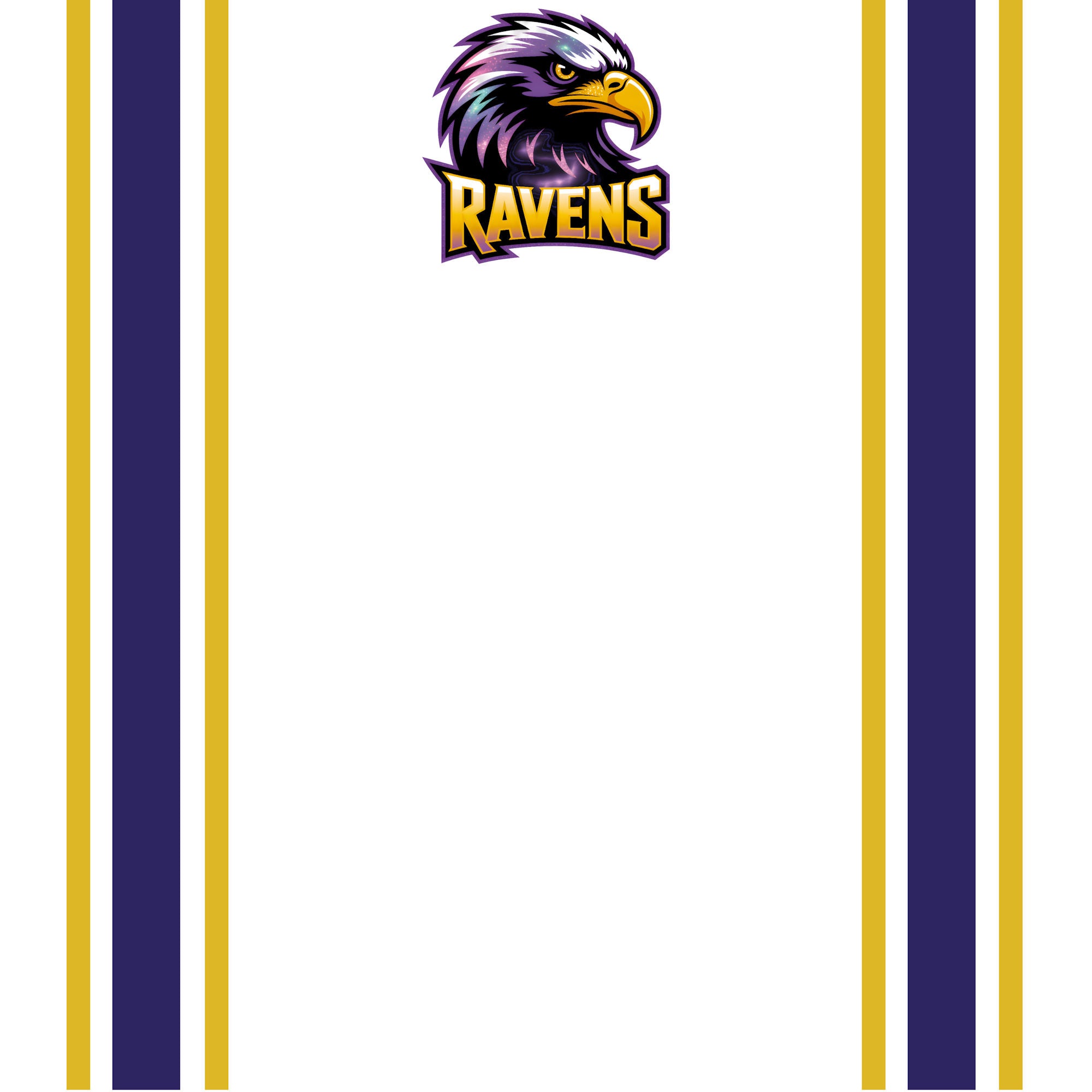 Football Season Collection Ravens Football Jersey 12 x 12 Double-Sided Scrapbook Paper by SSC Designs