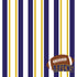 Football Season Collection Ravens Sporty Stripes 12 x 12 Double-Sided Scrapbook Paper by SSC Designs