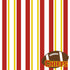 Football Season Collection Chiefs Sporty Stripes 12 x 12 Double-Sided Scrapbook Paper by SSC Designs