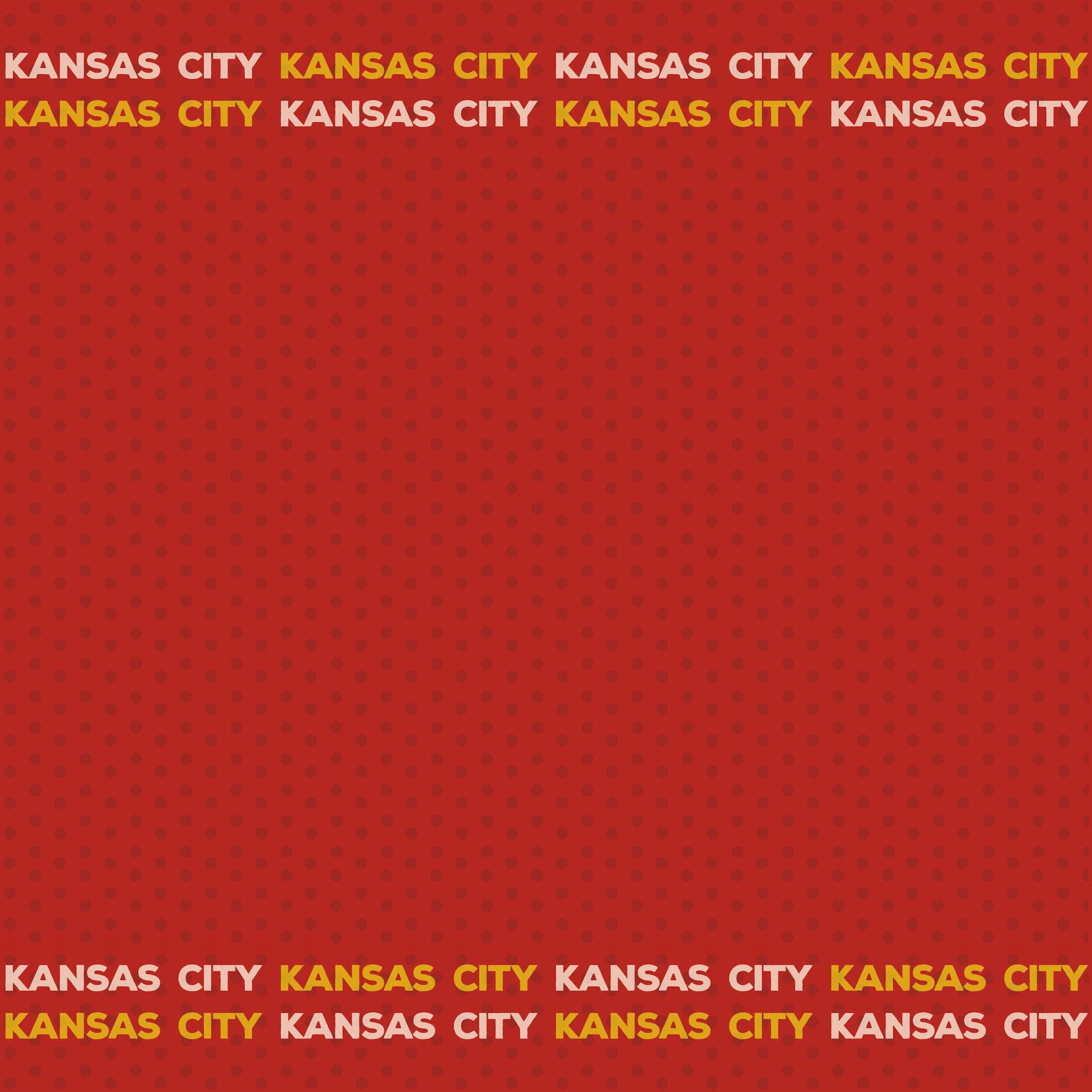 Football Season Collection Kansas City City Pride 12 x 12 Double-Sided Scrapbook Paper by SSC Designs
