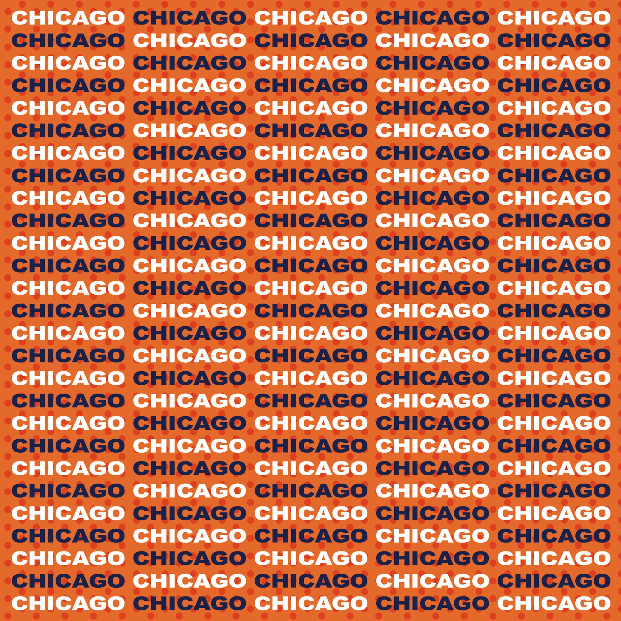 Football Season Collection Chicago On The Field 12 x 12 Double-Sided Scrapbook Paper by SSC Designs