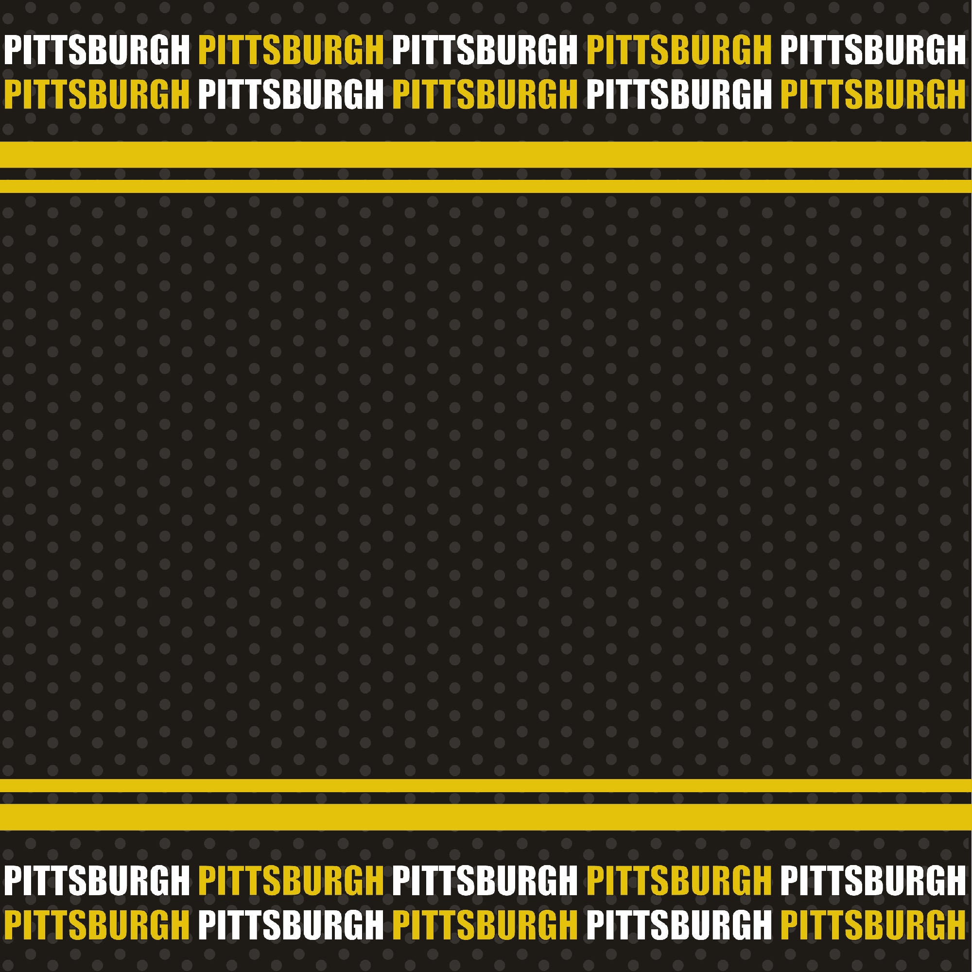 Football Season Collection Pittsburgh City Pride 12 x 12 Double-Sided Scrapbook Paper by SSC Designs