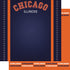 Football Season Collection Chicago City Pride 12 x 12 Double-Sided Scrapbook Paper by SSC Designs