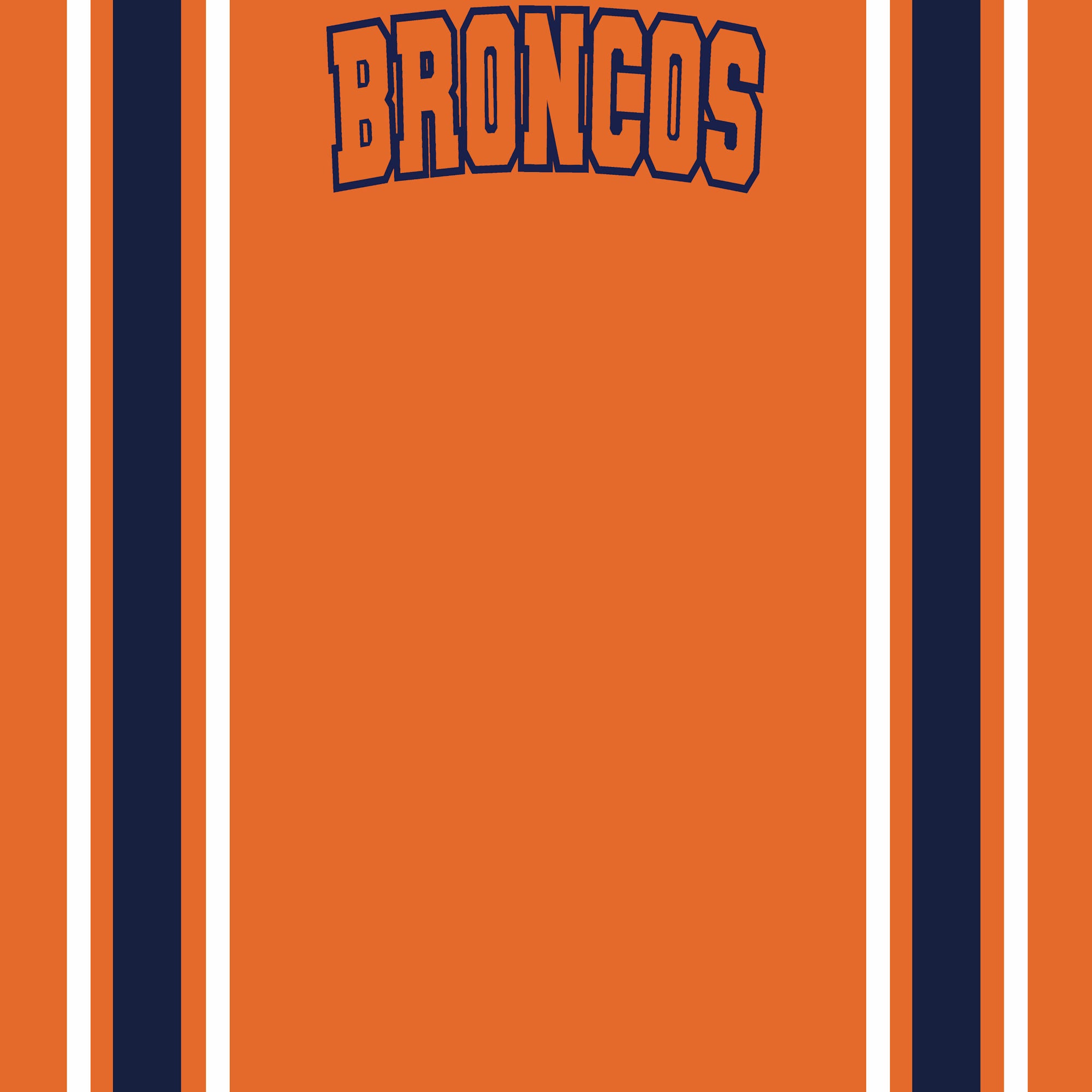 Football Season Collection Broncos Football Jersey 12 x 12 Double-Sided Scrapbook Paper by SSC Designs