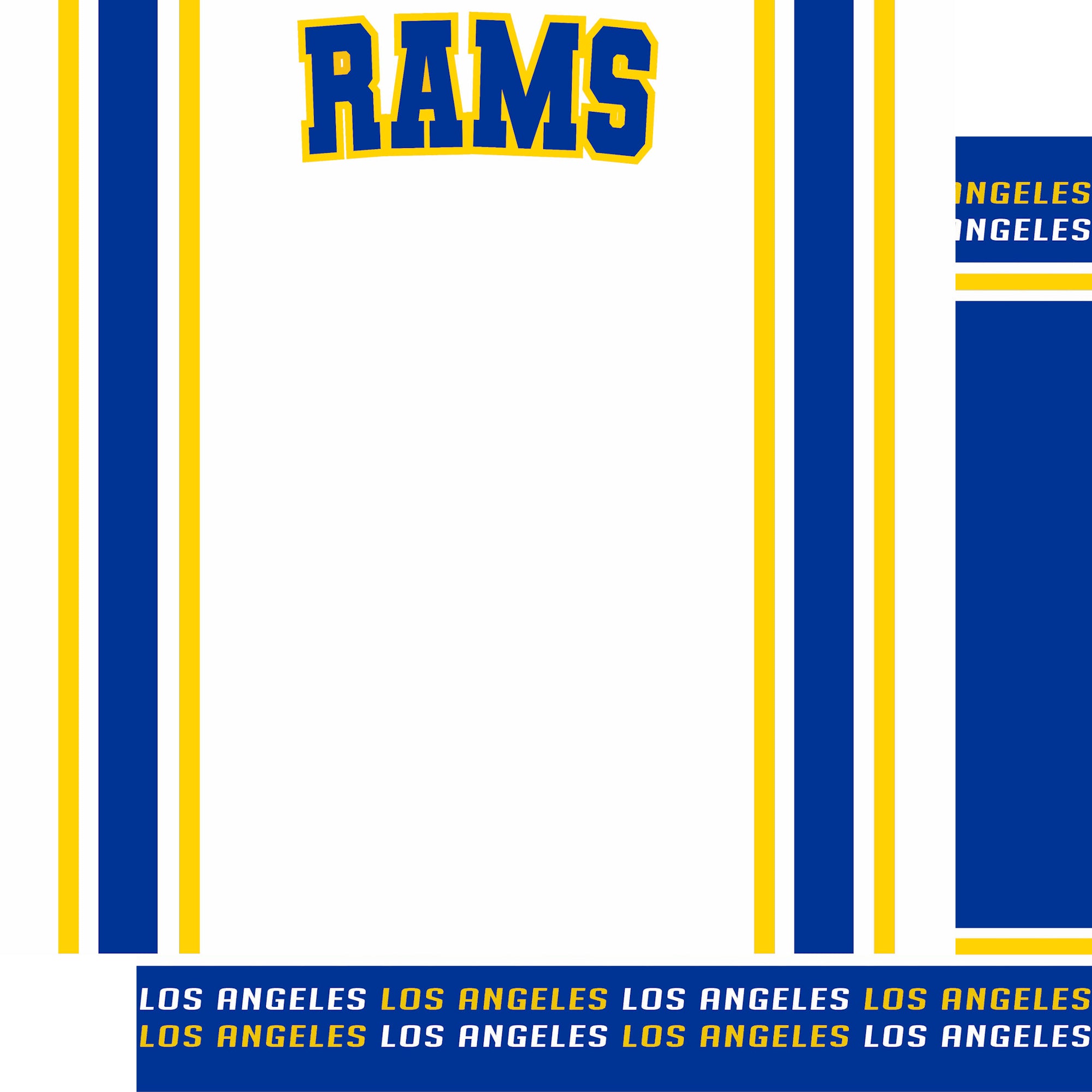 Football Season Collection Rams Football Jersey 12 x 12 Double-Sided Scrapbook Paper by SSC Designs