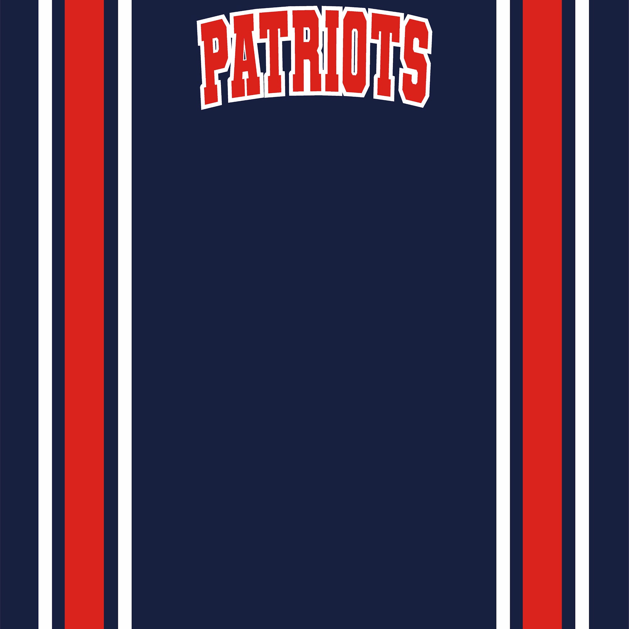 Football Season Collection Patriots Football Jersey 12 x 12 Double-Sided Scrapbook Paper by SSC Designs
