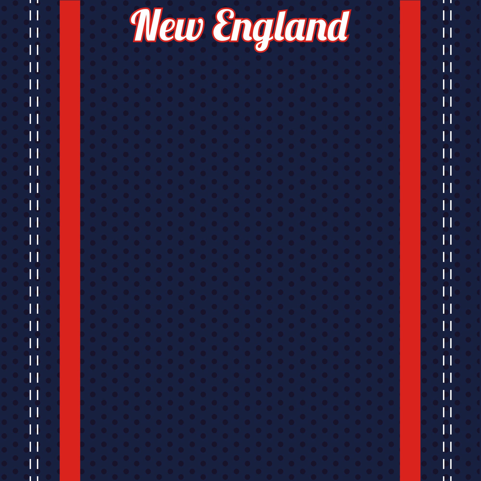 Football Season Collection New England City Pride 12 x 12 Double-Sided Scrapbook Paper by SSC Designs