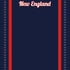 Football Season Collection New England City Pride 12 x 12 Double-Sided Scrapbook Paper by SSC Designs