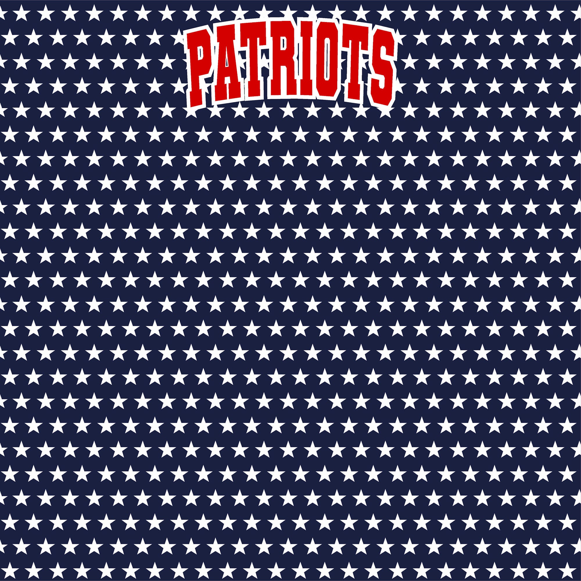 Football Season Collection New England City Pride 12 x 12 Double-Sided Scrapbook Paper by SSC Designs