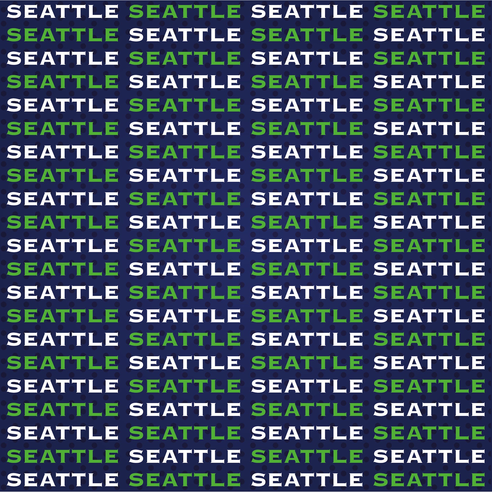 Football Season Collection Seattle On The Field 12 x 12 Double-Sided Scrapbook Paper by SSC Designs