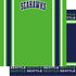 Football Season Collection Seahawks Football Jersey 12 x 12 Double-Sided Scrapbook Paper by SSC Designs